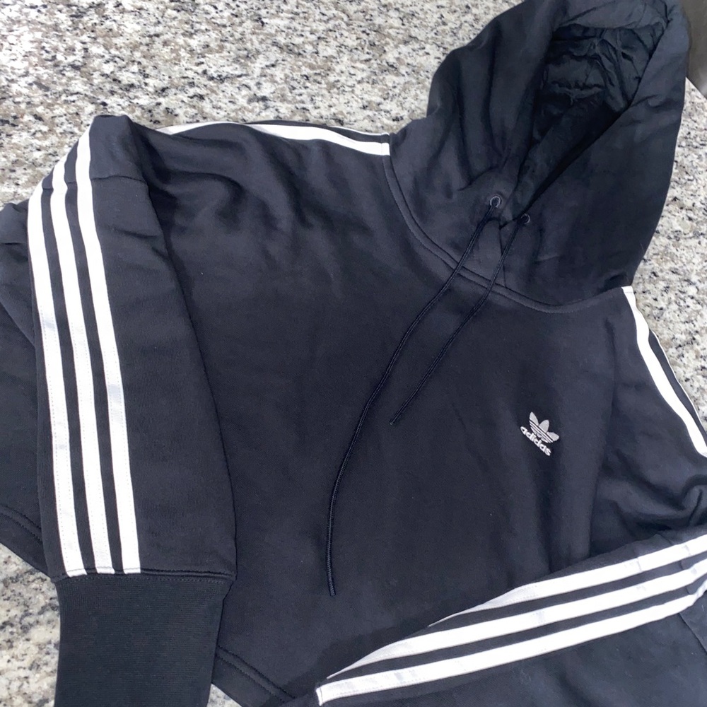 women’s Adidas crop hoodie